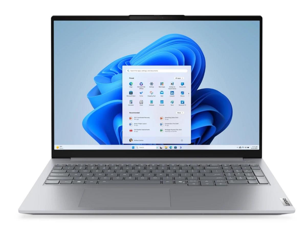 Изображение Ноутбук Lenovo ThinkBook 16 G8 IRL (Intel 210H 2200 МГц/ SSD 512 ГБ  /RAM 16 ГБ/ 16" 1920x1200/VGA встроенная/ Без ОС) (21SH0049GP)