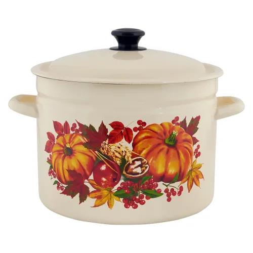 Изображение Кастрюля КМЗ 41804-162/6 эмал цил с рис (5 л )