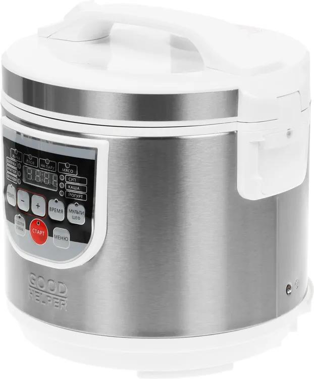 Изображение Мультиварка Goodhelper МС-5101 (900 Вт/5 л /белый, стальной)