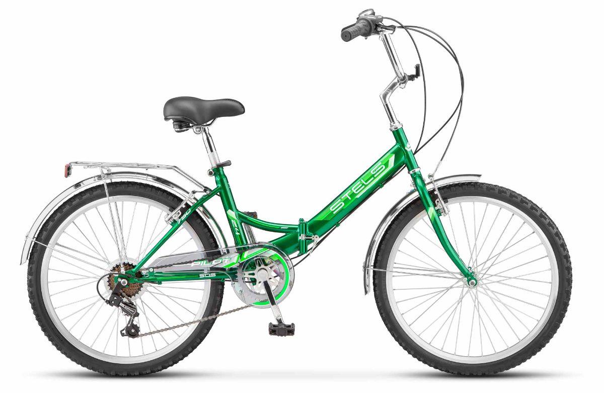 Изображение Велосипед Stels Pilot 750 24 V Z010 (зеленый/24 "/14.0 ")-2023 года EP-00005959/X0000001278