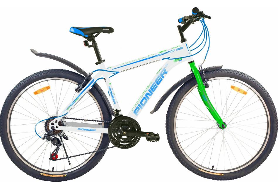 Изображение Велосипед Pioneer Country 29 (белый, синий, зеленый/29 "/18.0 ")-2022 года