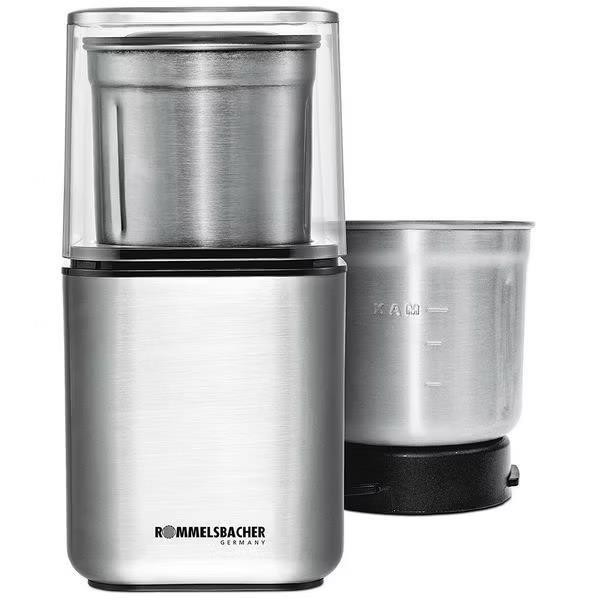 Изображение Кофемолка Rommelsbacher EGK 200 (85 г/200 Вт /нерж.сталь)