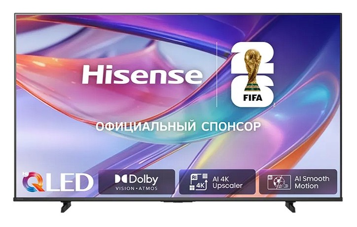 Изображение Телевизор Hisense 75E7S 75" HDR, 4K Ultra HD Smart TV черный