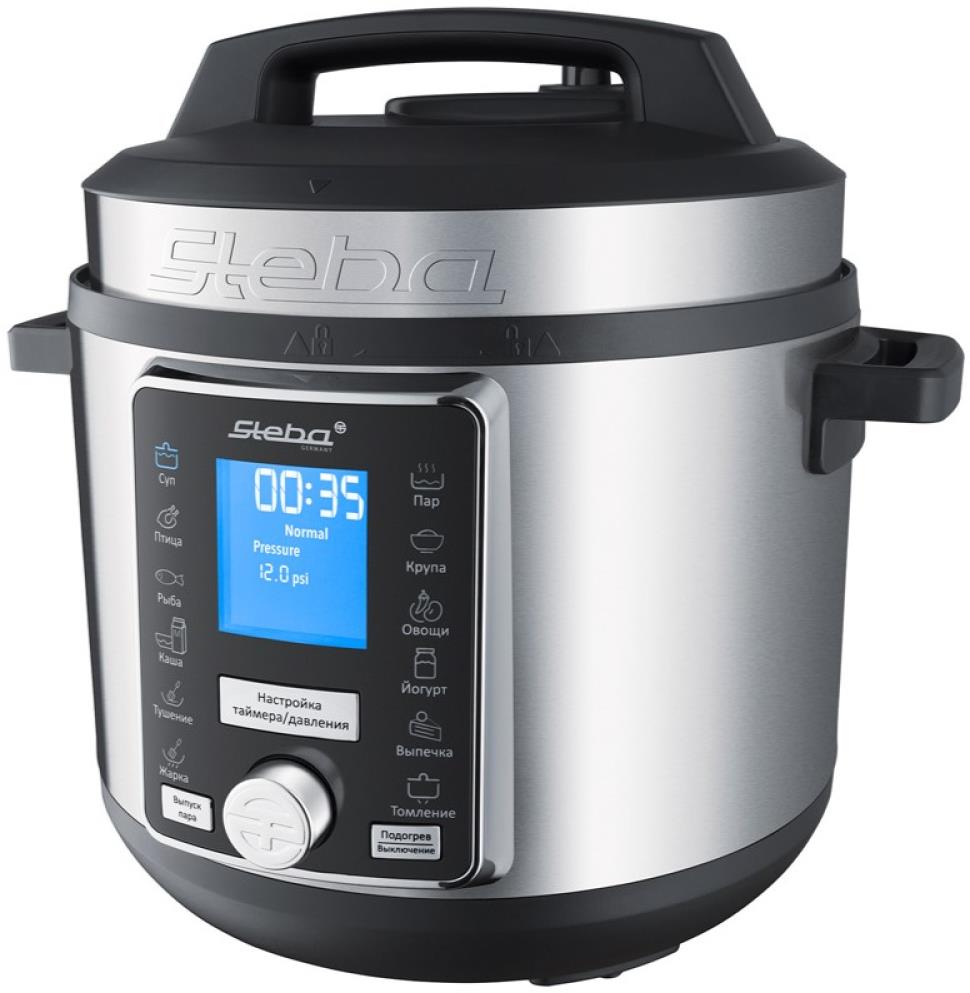 Изображение Мультиварка Steba DD 3 Smart (1000 Вт/6 л /серебристый)