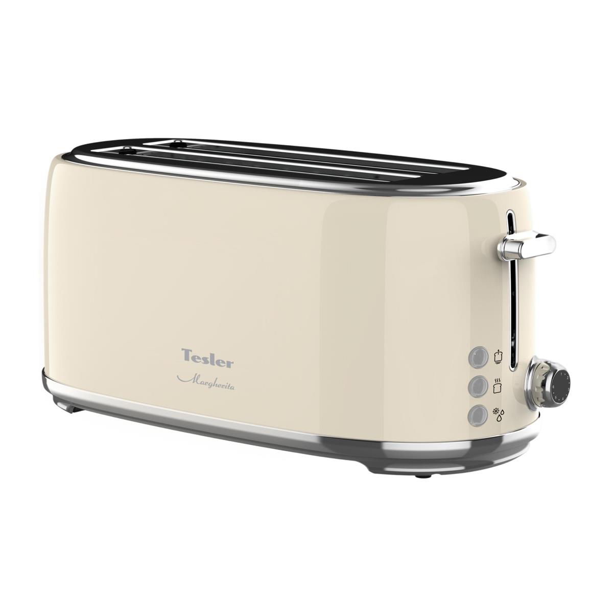 Изображение Тостер Tesler TT-430 BEIGE (1500 Вт  бежевый)