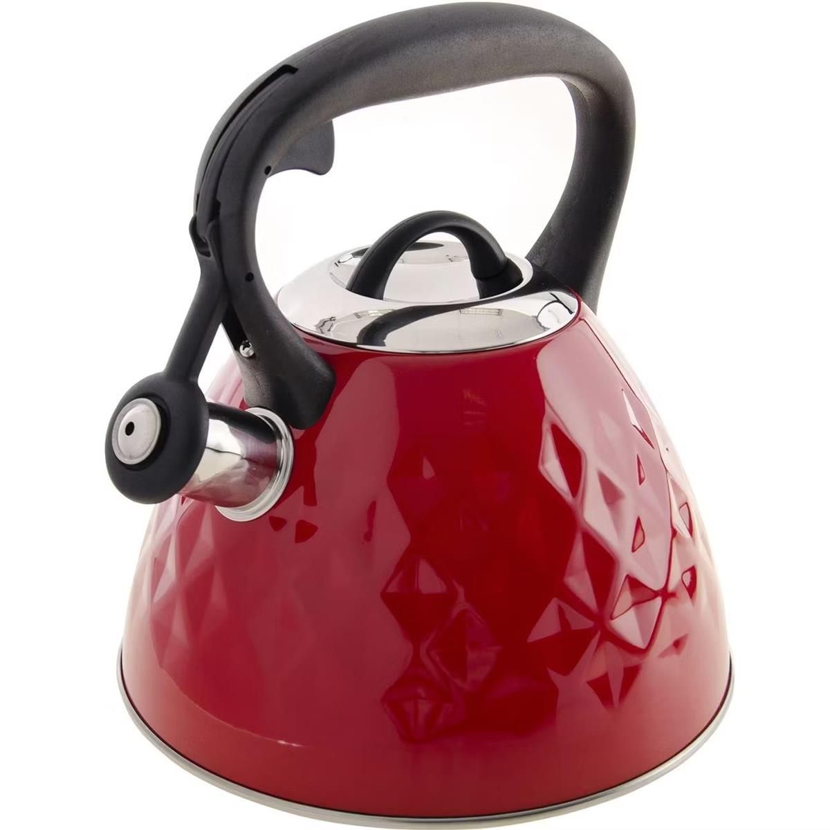 Изображение Чайник MAYER & BOCH 29777 пласт/руч со свист (3, л л /красный)