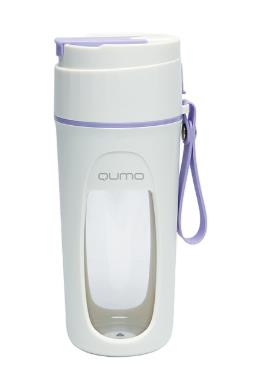 Изображение Блендер Qumo Active Lifestyle (портативный/50 Вт/фиолетовый, белый)