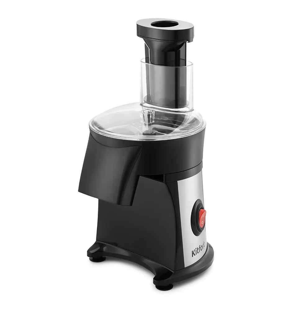 Изображение Кухонный комбайн Kitfort Тёрка электрическая КТ-1393 (/350 Вт /черный, серебристый)