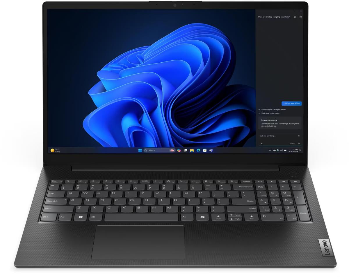 Изображение Ноутбук Lenovo V15 G5 IRL (Intel 13420H 2100 МГц/ SSD 512 ГБ  /RAM 16 ГБ/ 15.6" 1920x1080/VGA встроенная/ Без ОС) (83GW0066PB)