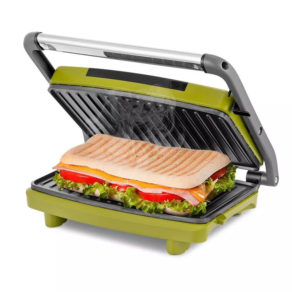 Изображение Сэндвичница Kitfort КТ-3626 (750 Вт //серый, зеленый)