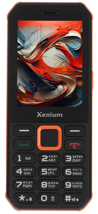 Изображение Мобильный телефон Xenium X300,оранжевый, черный