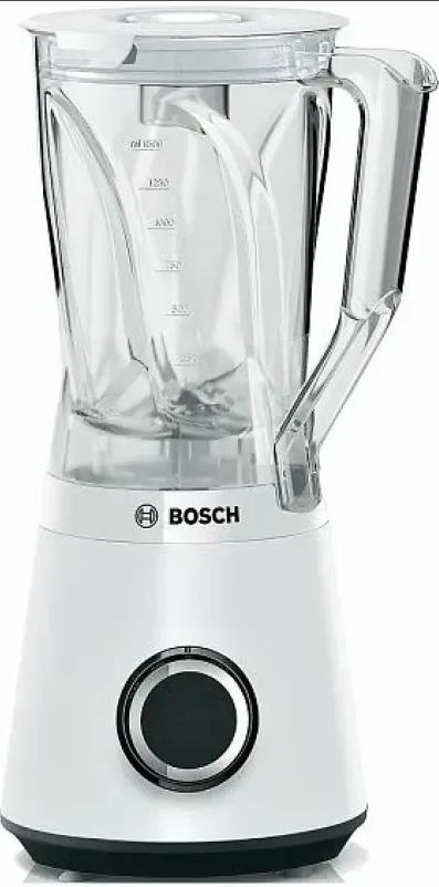 Изображение Блендер Bosch MMB6141W, 1200 Вт, 2 скорости (стационарный/1200 Вт/белый)