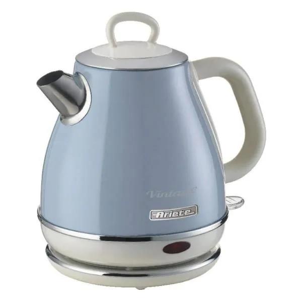 Изображение Электрический чайник Ariete 2868 Cream/Bl (1630 Вт/1 л /пластик/голубой)