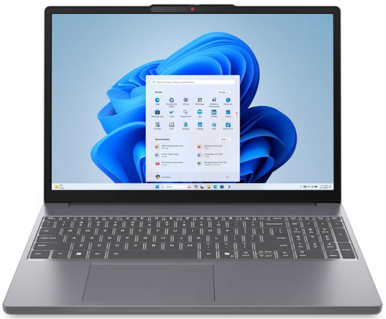 Изображение Ноутбук Lenovo IdeaPad Slim 3 15IRH10 (Intel 13420H 2100 МГц/ SSD 512 ГБ  /RAM 8 ГБ/ 15.3" 1920x1200/VGA встроенная/ Без ОС) (83K100VDIN)