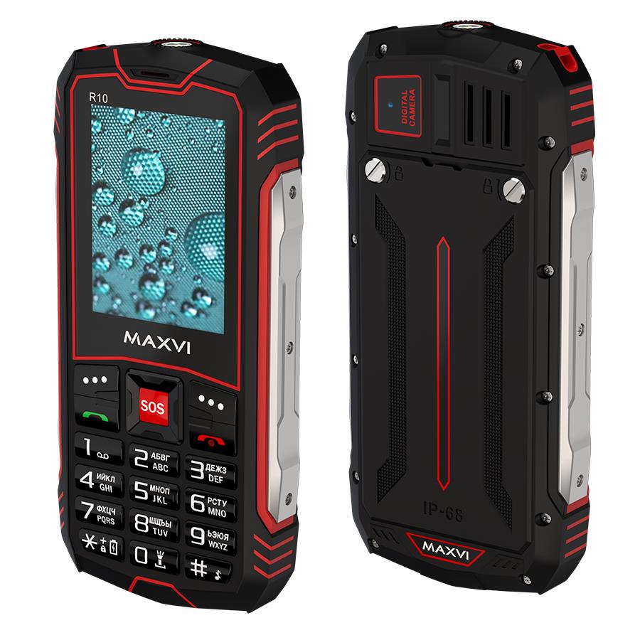 Изображение Мобильный телефон MAXVI R10,красный