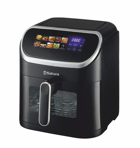 Изображение Аэрогриль Sakura SA-7695BK 7,5 л 2 тэна (2000 Вт /7,5 л )