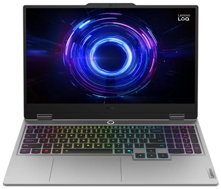 Изображение Ноутбук Lenovo LOQ 15IRX10 (Intel 14700HX 2100 МГц/ SSD 512 ГБ  /RAM 16 ГБ/ 15.6" 1920x1080/VGA дискретная/ Без ОС) (83JE00YNPS)