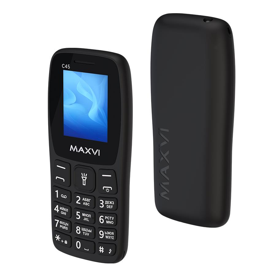 Изображение Мобильный телефон MAXVI C45,черный
