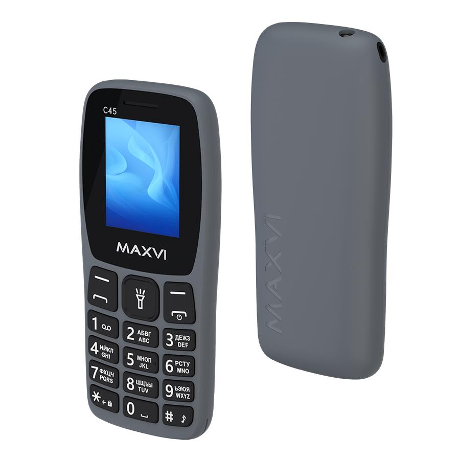 Изображение Мобильный телефон MAXVI C45,серый