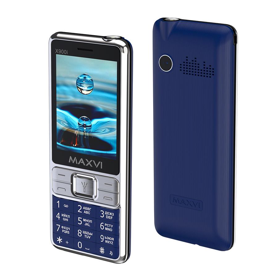 Изображение Мобильный телефон MAXVI X900i,синий