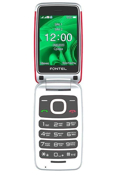 Изображение Мобильный телефон Fontel FL280,красный, белый