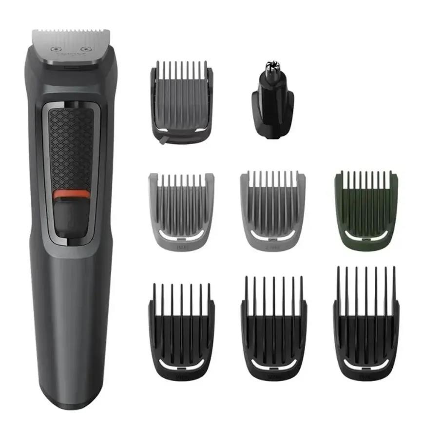 Изображение Машинка для стрижки в носу и ушах, бороды и усов, волос Philips MG3747/13, серый
