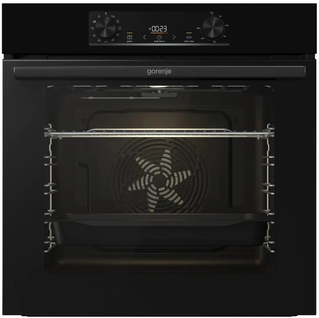 Изображение Духовой шкаф Gorenje BO6735E02BKOT (77 л , чёрный)