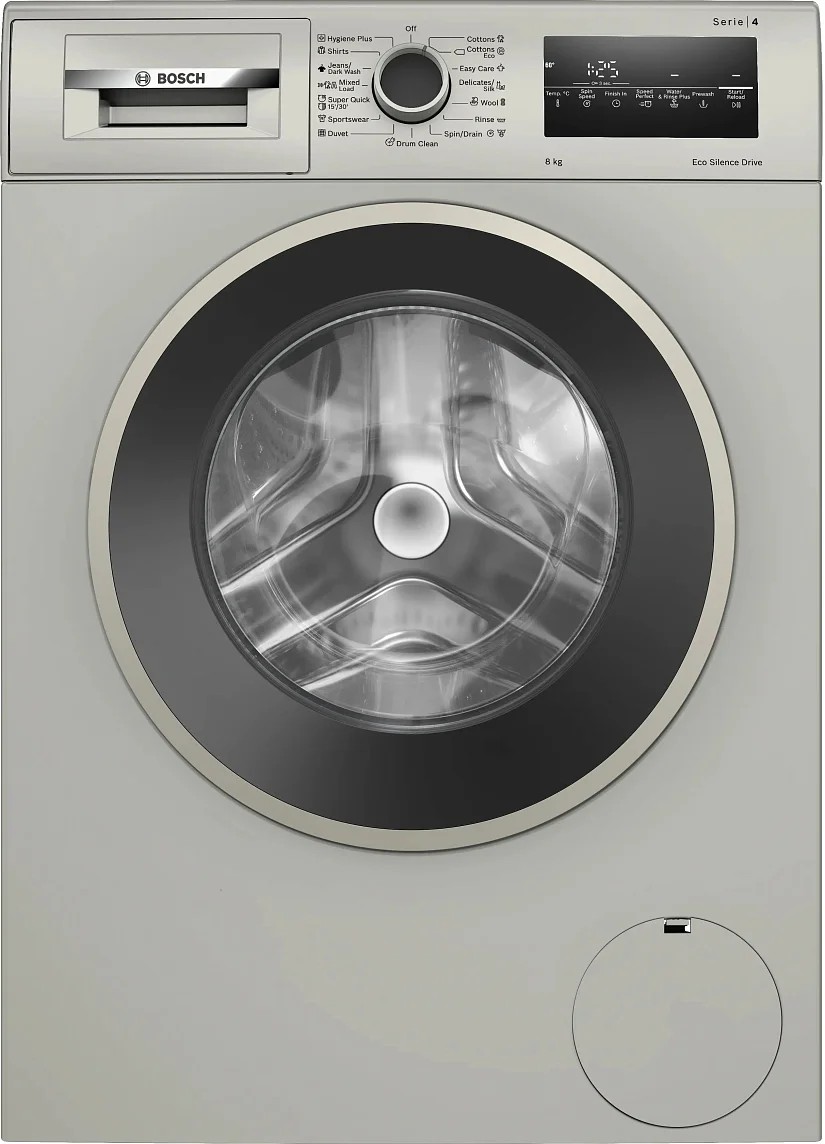 Изображение Стиральная машина Bosch WAN2821XME, серебристый (фронтальная, 8 кг, 1400 об/мин )