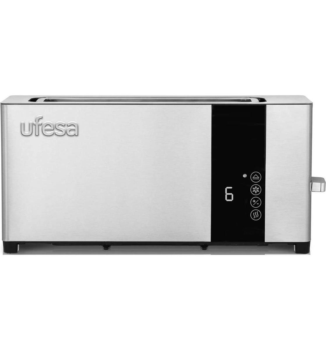 Изображение Тостер Ufesa Plus Delux нержавеющая сталь, 1050 Вт, 1 слот (1050 Вт  стальной)