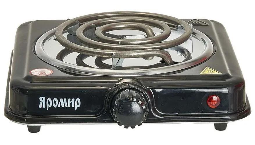 Изображение Плита настольная Яромир ЯР-3504 Black (электрическая, эмалированная сталь, черный)