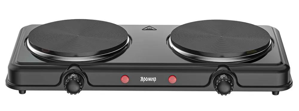 Изображение Плита настольная Яромир ЯР-3507 Black (электрическая, чугун, черный)