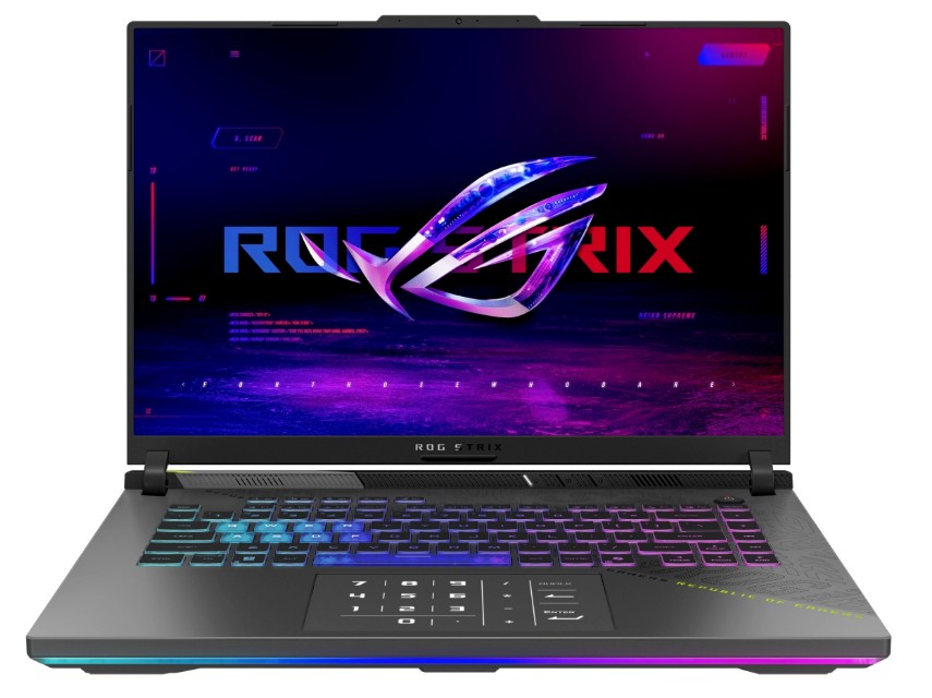 Изображение Ноутбук Asus G614PR ROG Strix G16 (2025) (AMD 8940HX 2400 МГц/ SSD 1024 ГБ  /RAM 32 ГБ/ 16" 1920x1200/VGA дискретная/ Без ОС) (90NR0NJ7-M00630)