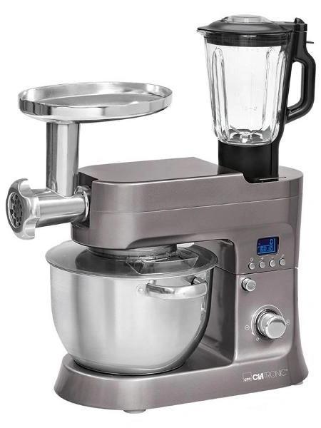 Изображение Кухонный комбайн CLATRONIC KM 3674 titan (6,2 л /1200 Вт /серый)