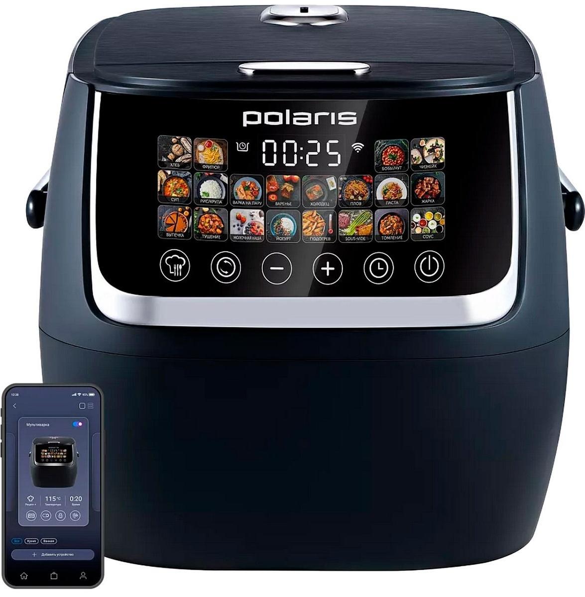Изображение Мультиварка Polaris PMC 0515 WIFI IQ Home (1050 Вт/5 л /черный)